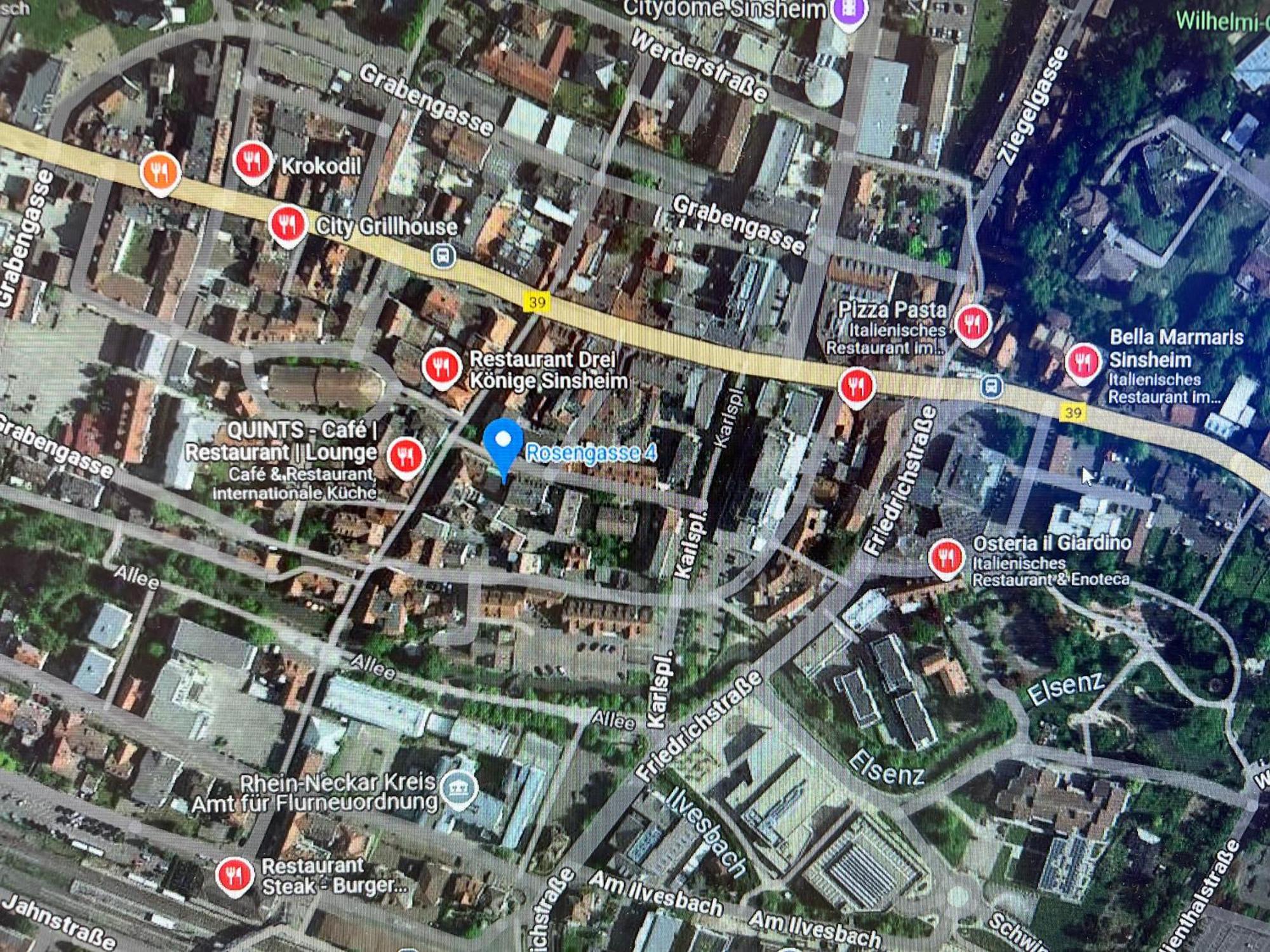 זינסהיים City Apartment Stadtwohnung Mit Kueche Und Netflix Nahe Bahnhof מראה חיצוני תמונה